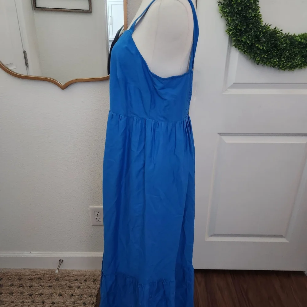 NWT Loft Blue Dress - Picture 3 of 4